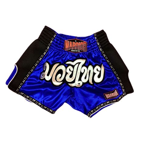 Blue Warrior Muay Thai Boxing Shorts Alsgym