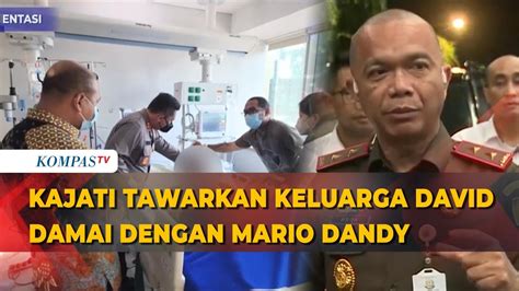 Kajati Tawarkan Keluarga David Damai Dengan Mario Dandy Youtube