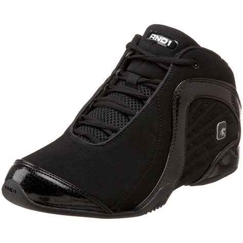 And 1 Mens Rocket 2 Basketball Shoe Blackblack Tanga