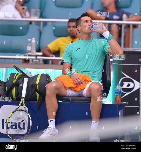 Miami Gardens Florida March Facundo Bagnis Arg Vs Carlos