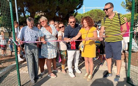 Inaugurato Il Nuovo Campo Sportivo Polivalente In Piazza Colatriani A