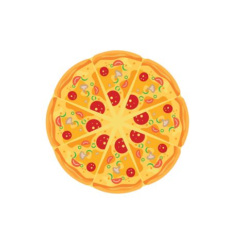 pizza icon logo illustration vector 19135494 Vector Art at Vecteezy