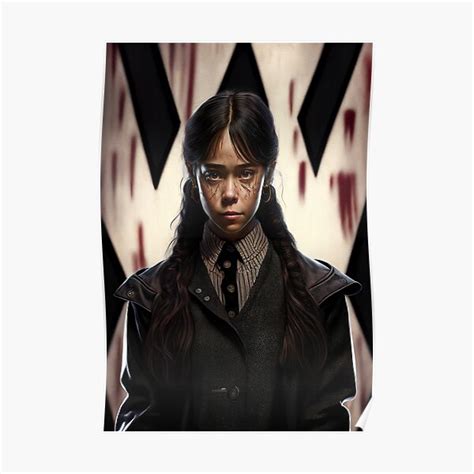 "Jenna Ortega Wednesday Concept" Poster for Sale by AykutDoodle | Redbubble