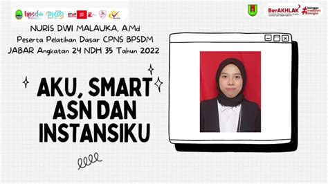 Tugas Individu Video Monolog Aku Smart Asn Dan Instansiku Youtube