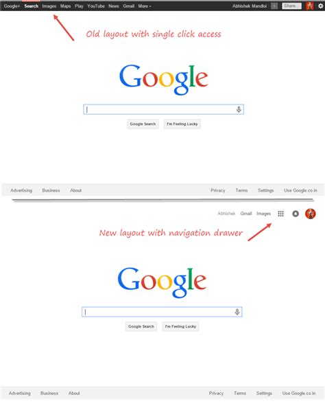googles classic  layout