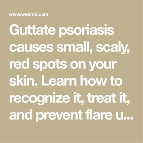 Guttate Psoriasis: Causes, Symptoms, Stages, Diagnosis, Treatment ...