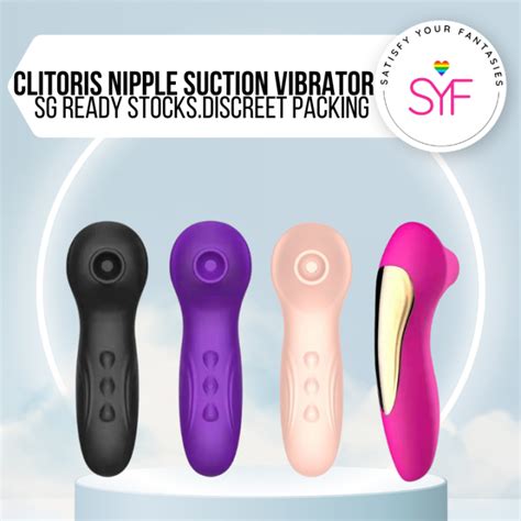 SG Ready Stock Clitoris Nipple Suction Vibrator Powerful Quiet Waterproof Rechargeable Sex Toy