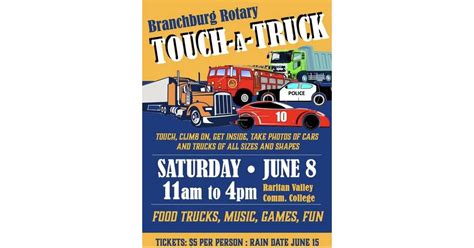 Branchburg Rotary Hosts "Touch a Truck" & Food Truck Festival at
