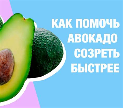 Что сделать чтобы авокадо дозрело быстрее