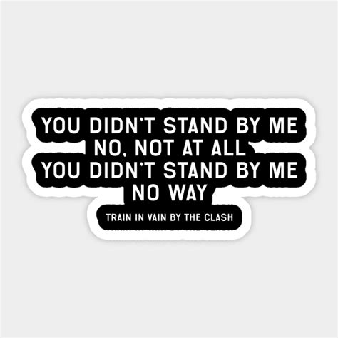 train  vain lyrics punk rock sticker teepublic