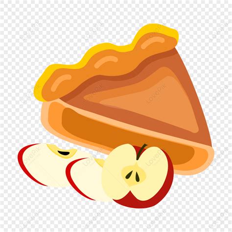 piece  delicious apple pie clipartsweetillustration png transparent