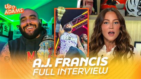 TNA Digital Media Champion A J Francis On Wrestling Journey Jumping