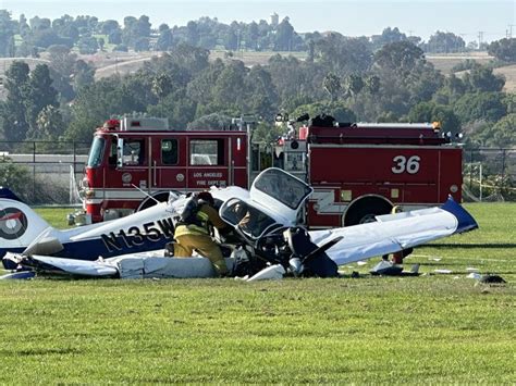 Video captures plane crash into Los Angeles soccer field