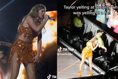 Taylor Swift Yells At Concert Security Guard From Stage Videos