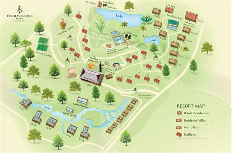 Chiang Mai Resort Map | Four Seasons Chiang Mai