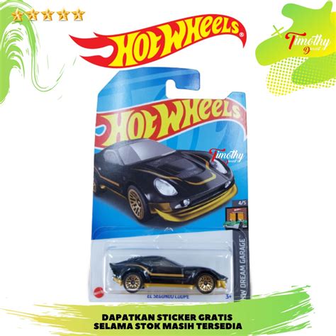Hot Wheels El Segundo Coupe Hitam Strip Gold Lazada Indonesia