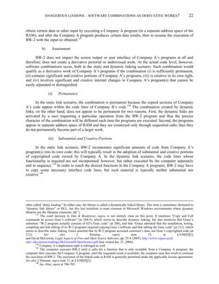 Dangerous Liaisons Software Combinations As Derivative Works Pdf