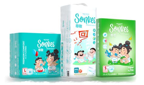 Sonkei - подгузники Японского качества для детей. Продукция Sonkei