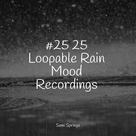 Playful Stream Raindrops Sleepasmr Rain Soundsavslappning Sound