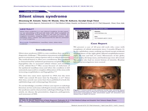 What Is Silent Sinus Syndrome 3