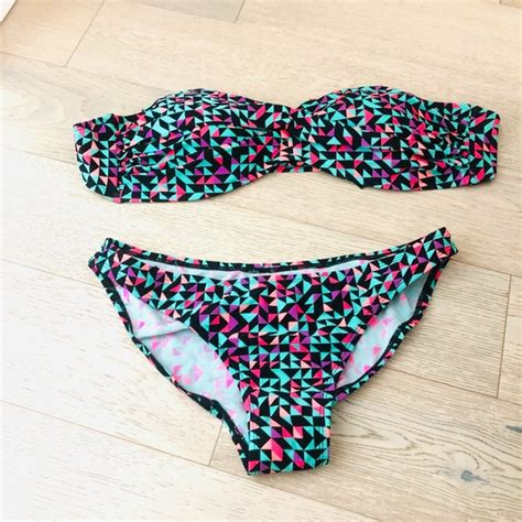 Eidon Swim Eidon Tribal Bikini Set Top And Bottom Poshmark