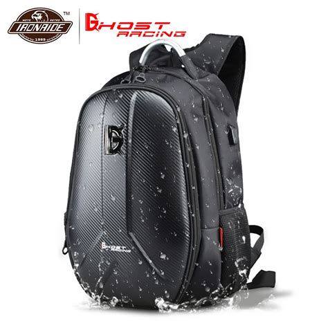 Ghost Racing Waterproof Motorcycle Bag Motorcycle Backpack Tank Bag Carbon Fiber Moto Motorbike