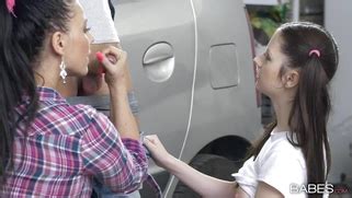 Rebecca Volpetti And Simony Diamond Are Sucking Cock In Garage Porn Movies 3Movs