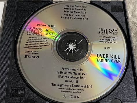 Yahoo オークション [スラッシュメタル] Overkill Taking Over 87