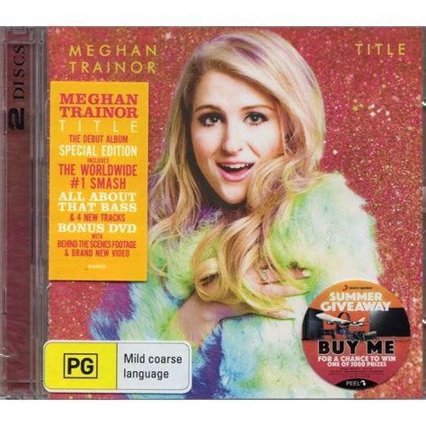 meghan trainor title cd album 3 stickers brand new and sealed ...