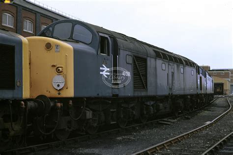 The Transport Library Br British Rail Diesel Locomotive Class 40 40098 At Swindon Works In