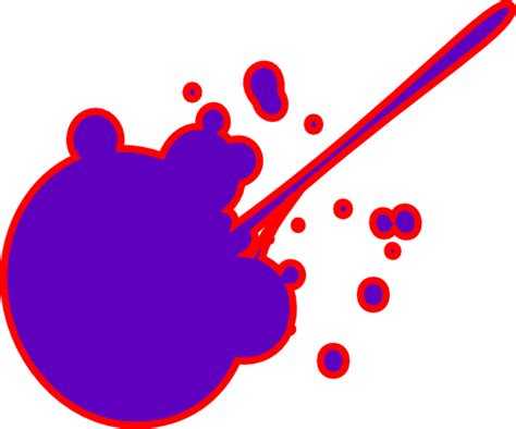 Splat Clip Art At Clker Vector Clip Art Online Royalty Free