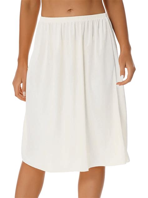 Sxiwei Women Petticoat Lingerie Slips Satin Snip It Extender Half Slip Underskirt Long Short