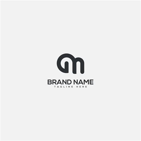 Premium Vector Modern Unique Letter Gm Mg Logo Design Template Vector