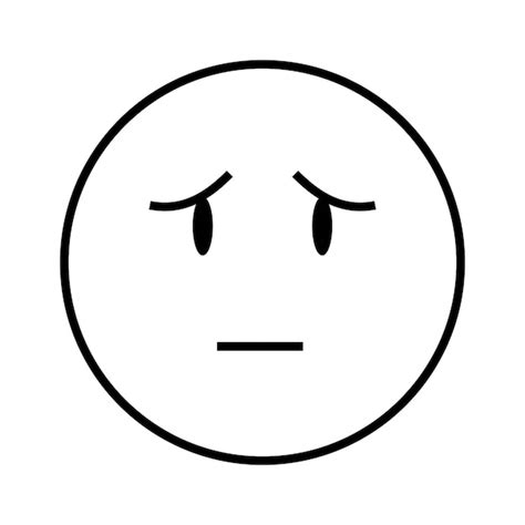 Free clip black and white sad face, Download Free clip black and white sad face png images, Free ...