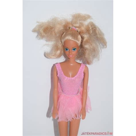 Vintage Mattel Barbie Baba Rózsaszín Miniruhában