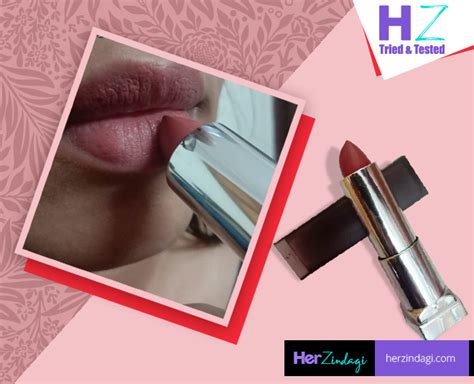 HZ Tried Tested Maybelline New York Color Sensational Creamy Matte Lipstick Nude Nuance