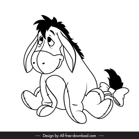 Learn How To Draw Eeyore From Winnie The Pooh Winnie The 47 Off