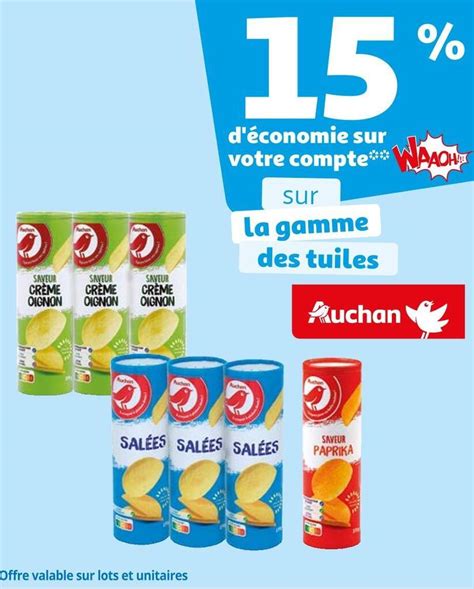 Promo Auchan D Conomie Sur Votre Compte Waaoh Sur La Gamme Des