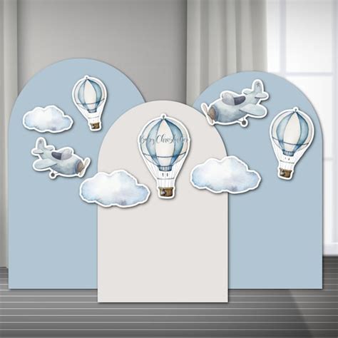 Hot Air Balloon Birthday Board Etsy