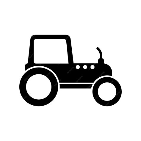 Premium Vector Tractor Icon Vector