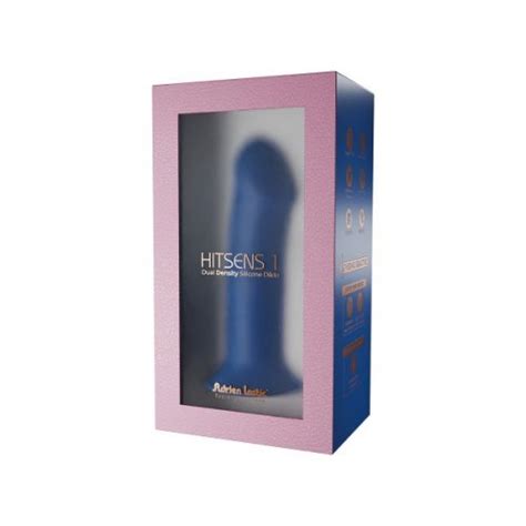 Adrien Lastic Hitsens 1 Dual Density Silicone Dildo Blue Adrien