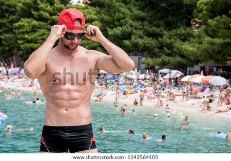 Hot Guy Showing Off His Summer Stock Photo 1142564105 Shutterstock