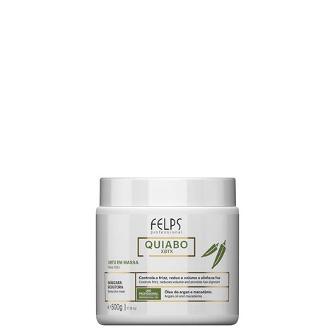 Felps Xbtx Tratamento Massa Óleo de Argan e Macadâmia 500g - Felps ...