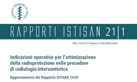 Iss Indicazioni Operative Per Lottimizzazione Della Radioprotezione