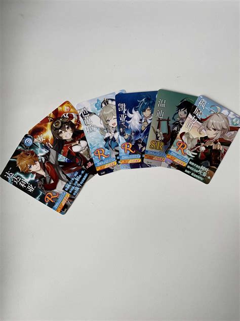 Колекційні картки по грі Genshin Impact #4 - карточки genshin impact ...