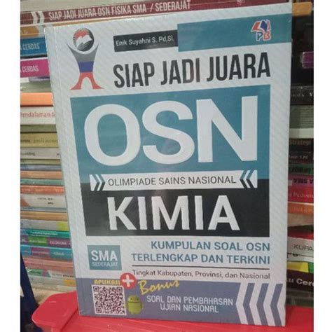 Jual Buku Siap Jadi Juara Osn Olimpiade Sains Nasional Kimia Sma