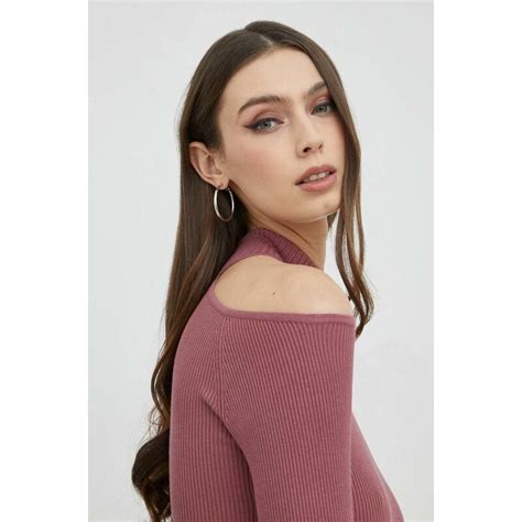 Боди Guess в розово от лека материя - GLAMI.bg