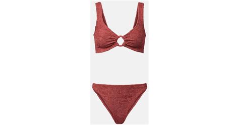 Hunza G Julia Bikini In Red Lyst
