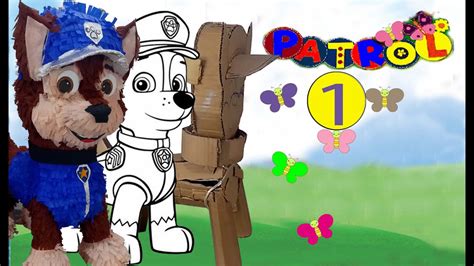 How To Make Paw Patrol Pi Ata Pi Ata De Chase Youtube