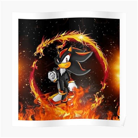 "Shadow the hedgehog" Poster for Sale by Kgf001 | Redbubble